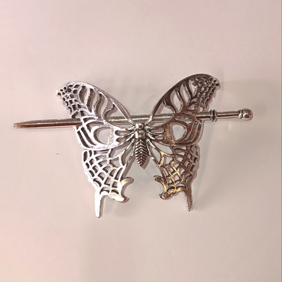 Accessories - Butterfly Crossbar Rod Hair Pin Fork Stick Clasp Chignon Bun Holder Fairycore